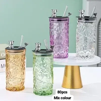 Diamond Mug 6 pcs set Colour Mix
